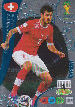 Tranquillo Barnetta Switzerland Panini 2014 World Cup Expert #385